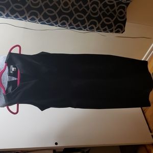 DKNY black slimming dress halter top